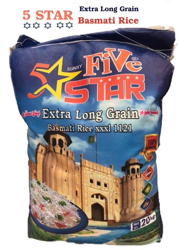 5 STAR Basmati Rice 5Kg